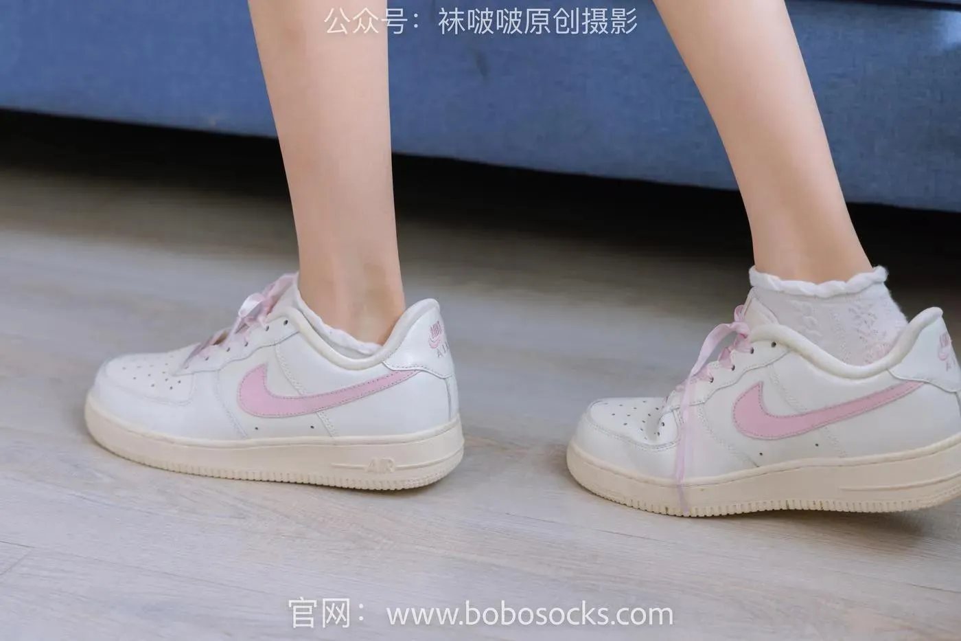 [BoBoSocks袜啵啵]NO.147 稚予-空军一号板鞋、白棉袜、体操服 [139P]插图4
